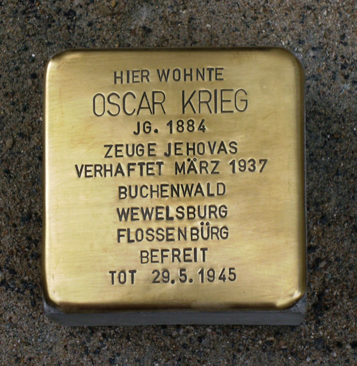 Stolperstein für Anna Kanne